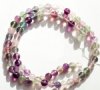 16 inch strand 6mm Round Rainbow Fluorite Beads